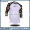 2016 OEM factory wholesale man 3/4 sleeve baseball t shirt baseball raglan jersey
