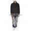 Men's Bomber Vintage Quilted Jacket with Mixed Color
