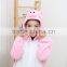 Coral Fleece Cartoon Adult Animal Jumpsuit Animal Pajamas Jumpsuit Pink Pig Design