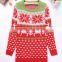 wholesale cheap red deer snowflake adult knitted christmas jumpers
