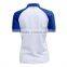 Women Slim Fit Sport Blank Blue And White 100 Polyester Microfiber Polo Shirt