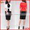 Contrast business woman dress formal ladies office wear dresses dress