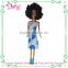China wholesale long hair fashion vinyl african doll