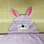 Hot sale baby poncho towel animal pattern hooded baby towel
