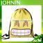 Funny Fashion Custom Design Heat Transfer Printed Emoji Drawstring Bag