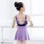 Ballet girl flannel tank leotard with skirt