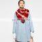 Autumn And Winter Warm Type Double Cell Lines Wrap Lady Plaid Scarf