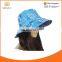 Women Cotton Floral Bucket Wide Brim Outdoor Beach Sun Hat Hawaiian Pattern