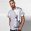 Comfortable tie-dye men summer printing oversized 100% cotton t shirt