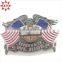 hot sale custom U.S. national flag epoxy badge wholesale