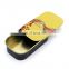 slide top metal tin box /sliding lid metal box for candy wholesale