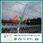 Stadium Chain Link Fence Installed Barbed Wire on Top
