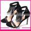 Wholesale 15cm width leather tassel trim suede fringe trim for shoe bag and garment