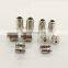 YTPC All copper nickel plating push in fitting
