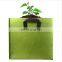 Breathable gardening felt fabric potato planting grow bag
