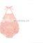 Boutique Kids Clothes Pink Lace Girls Jumpsuits Flower Lace Baby Girls Rompers