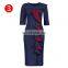 2021 African&American women new arrival casual pencil dress for office ladies formal wear
