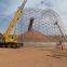 Security Structure Bolt Ball Connecting Space Frame Dome Coal Storage