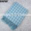 50CC55 woven classic check plaid acrylic tartan scarf,shawl,throw,blanket with fringes