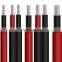 solar wire cable charging 2 core 6mm2 solar panel cable
