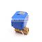 CWX-15N 1/2 DN15 electric DC12V 24V brass  ball valve without manual override