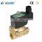 2W250-25 brass material water air 1 inch valve with solenoid