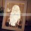 Custom 3D Illusion Acrylic Wooden Photo Frame Led Night Light Lamp