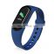 Shenzhen Latest Android Mens Watch M5 Smart Watch Bluetooth Sport Bracelet Fitness Wrist Band Silicone Wristband digital watch
