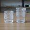 Drinking Wine Stemless emboss Whisky Glass Tumbler