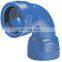 Pipe fitting double socket Elbow Bent for PVC pipe