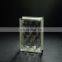 clear rhombus glass block