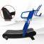 LED Screen New design curved slat gym exercise machine fitness self generating treadmill manual running machine commercial