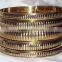 Brass Dotted Design Bangle Set Of 5 Piece 13709