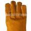 Hot Selling Cowhide Split Leather Working Gloves Industrial Safety Double Palm Work Gloves