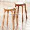 modern design high end solid wood bar stool home decoration durable wooden stools