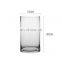 new art design customized size nordic style clear glass cylinder flower vase