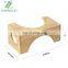 Bamboo Adjustable Original Squatting Toilet Stool Bathroom Anti-Slip toilet Step Stool