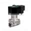 COVNA 1 inch 12V DC Normally Closed High Temperature Stainless Steel Steam Solenoid Valve