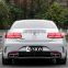 For Mercedes benz S coupe C217 2015-2021 modified S65 AMG model Body kit include front bumper with grille rear lip tip exhaust