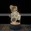 Modern Creative Acrylic Night Table Light Lamp Kids 3D Multicolor Change 3D Visual Table Light