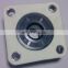 Thermoplastic bearing SUCF206 with cover and oil seal for food machinery