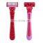 6 Blades Women Safety Razor Changeable Cartridge Body Hair Razor Smooth And Comfortable Shaving Razor With Lubricant CM6-03