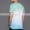 Light Blue & White Plain Color Men T-Shirt New Design Wholesale Fashion High Street Men T-Shirt