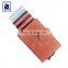 Anthracite Fitting Matching Stitching Chairman Lining Genuine Leather Wallet for Men