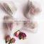 Manufacture triangle tea bag drawstring nylon filter mesh