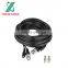 Premade HD-SDI CCTV Camera Cable Roll, Coaxial RG59 With BNC Video DC Power Cable