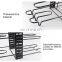 Kitchen Lid Cover Organization Retractable Adjustable Pan Cabinet Shelf Storage Holder Expandable 8 Tier Pot Rack Organizer