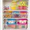 5pcs Wholesale Rainbow Color Bento Keep Fresh Box Square Fridge Microwave Plastic Food Container Food Storage Box With Lids