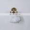 Experienced Manufacturer Certificated Gold Plating Zinc Alloy Clothes Hanger Wall Mount Rack Coat Hook Wall Clothes Hooks