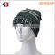 2016 High Quality 100 acrylic knit plain beanie with 3d letter